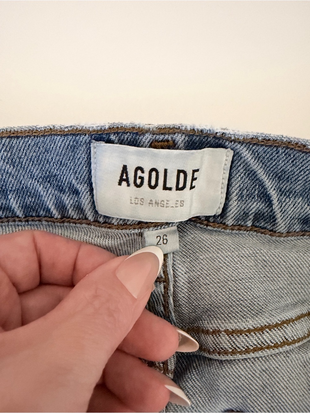 AGOLDE Nico Distressed Skinny Jeans | High Rise | Size 26 - Picture 10 of 12